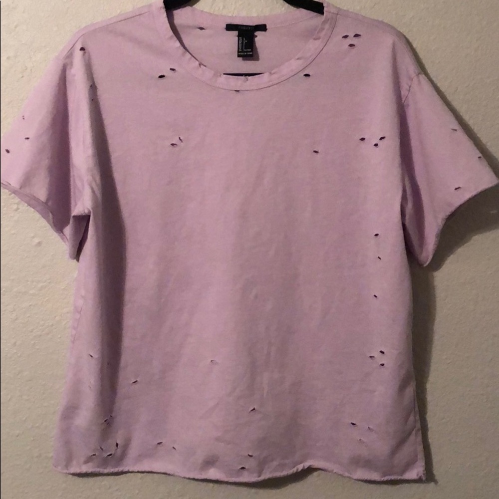 Forever 21 distressed tee